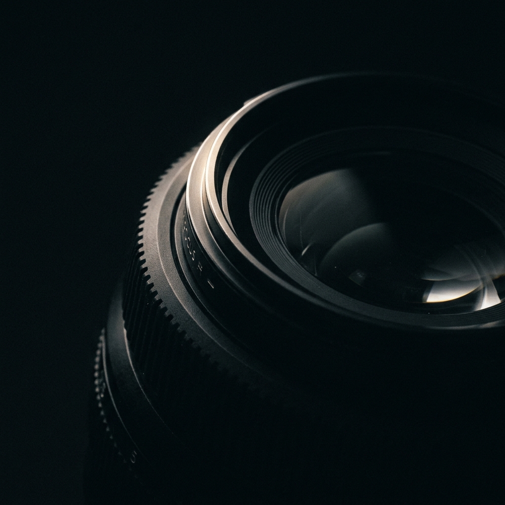 Cinematic camera lens background